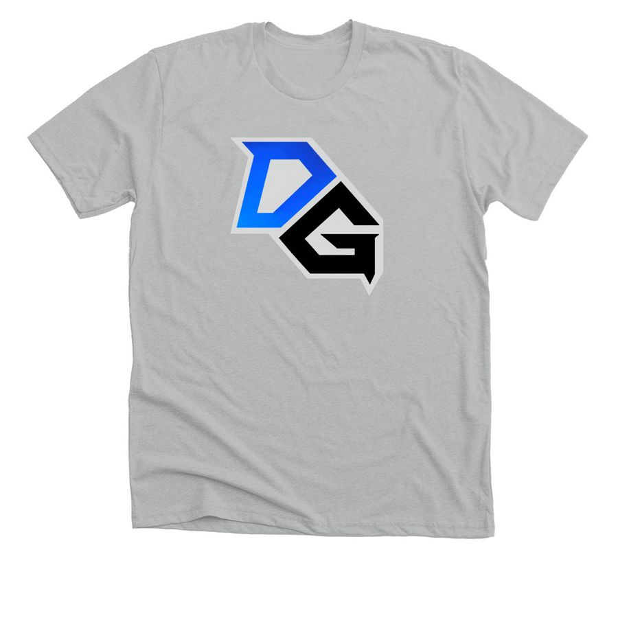 Tops with Large Logo, a New Silver American Apparel Fine Jersey Cotton Tee