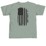 C Co Unit Emblem, a Bay Comfort Colors Unisex Tee (back-view)