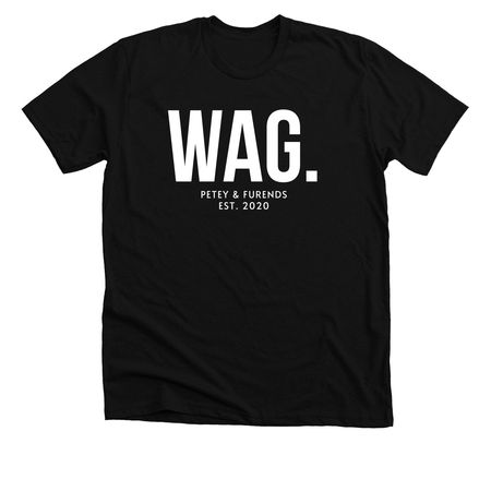 WAG&nbsp;, a Solid Black Blend Premium Unisex Tee