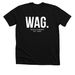 WAG&nbsp;, a Solid Black Blend Premium Unisex Tee
