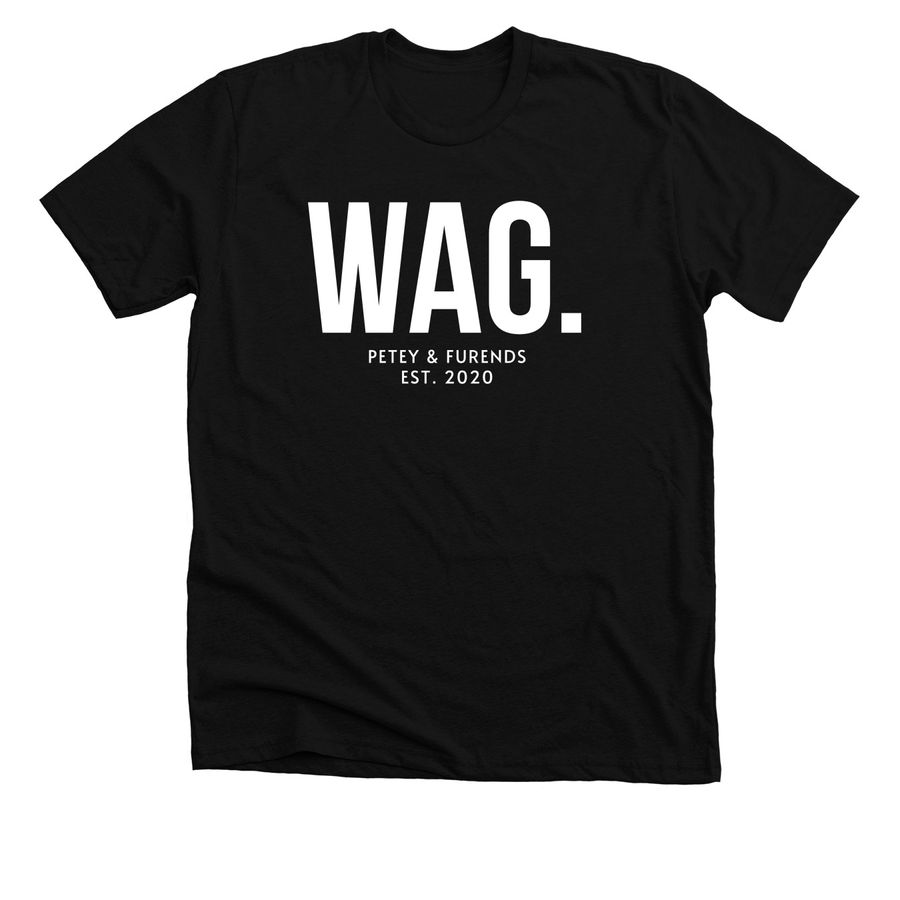 WAG&nbsp;, a Solid Black Blend Premium Unisex Tee