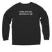 NKR Long Sleeve Shirt, a Vintage Black Triblend Long Sleeve Tee (back-view)