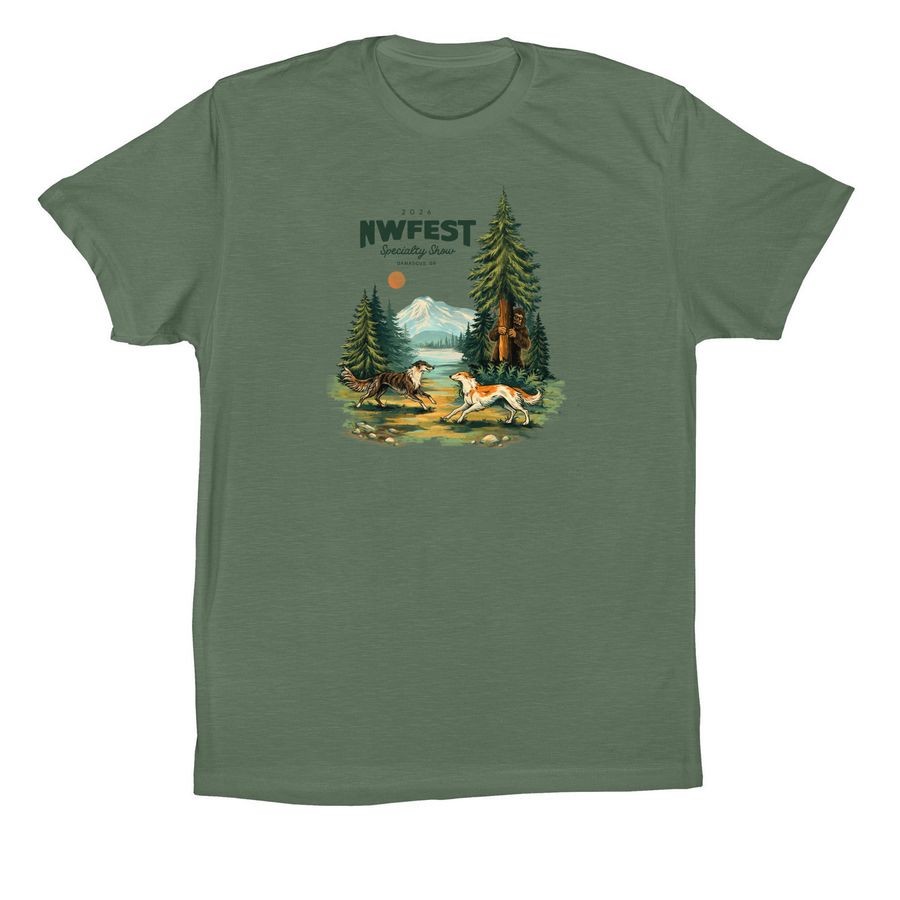 NWFest 2026 Logo Tee, a Pine Premium Cotton Tee