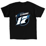 Supporting Justin through his cancer journey, a Black Classic Unisex Tee (back-view)