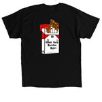 Marlboro run, a Black Classic Unisex Tee (back-view)