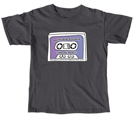 Dawnland Signals 2.0, a Graphite Comfort Colors Unisex Tee