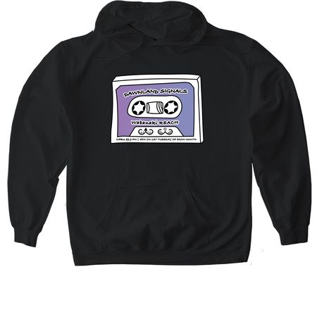 Dawnland Signals 2.0, a Black Gildan Softstyle Pullover Hoodie