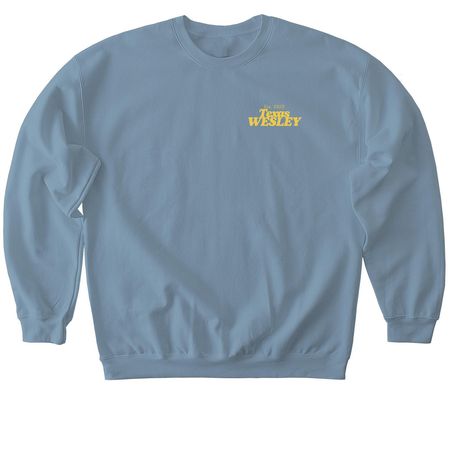 Fruit of the Spirit (Lemon), a Stone Blue Softstyle Crewneck Sweatshirt