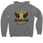 Noah's Fight, a Deep Heather Premium Pullover Hoodie (back-view)