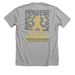Wear Gold. Support Our Warriors., a Athletic Heather Premium Unisex Tee (back-view)