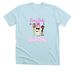 She Swimsuit Ready!, a Heather Ice Blue Premium Unisex Tee
