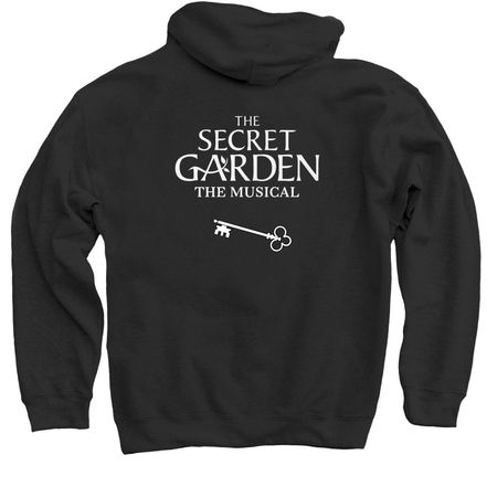 The Secret Garden Merch with Cinnabar Logo, a Black Pullover Hoodie