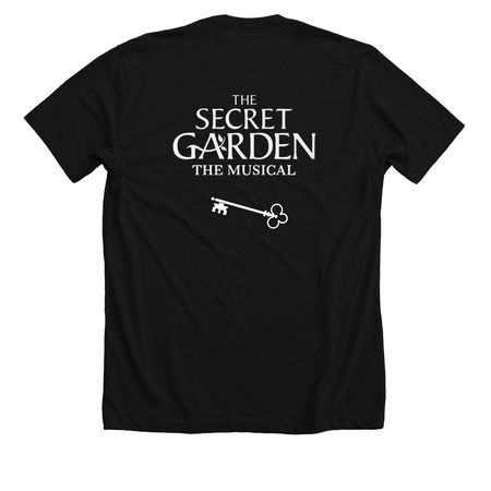 The Secret Garden Merch with Cinnabar Logo, a Solid Black Blend Premium Unisex Tee