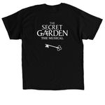 The Secret Garden Merch with Cinnabar Logo, a Black Classic Unisex Tee (back-view)