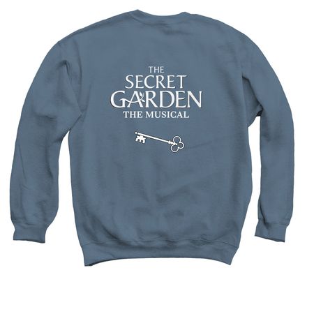 The Secret Garden Merch with Cinnabar Logo, a Indigo Crewneck Sweatshirt