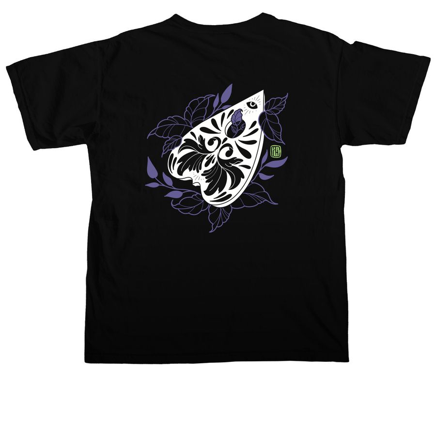 Roller Derby Fundraiser, a Black Comfort Colors Unisex Tee (back-view)