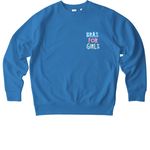 Beautiful World&nbsp;, a Mindful Blue Stanley/Stella Unisex Changer 2.0 Crewneck Sweatshirt (back-view)