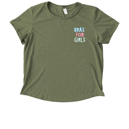 Beautiful World&nbsp;, a Olive You Green Allmade Eco Triblend Women?s Scoop Neck Tee