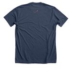 Sports Write the Greatest Stories-Premium Tee, a Heather Navy Premium Unisex Tee (back-view)