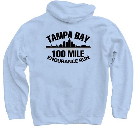 Tampa Bay 100, a Light Blue Pullover Hoodie