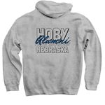 HOBY NE - Alumni, a Sport Grey Pullover Hoodie (back-view)