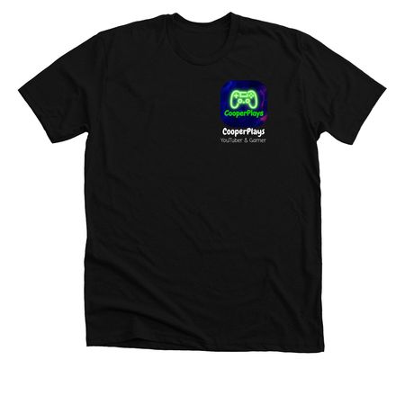 CooperPlays Shirts, a Solid Black Blend Premium Unisex Tee