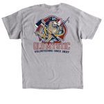 OMFD Supporter Shirt with Seal - Gray, a Sport Grey Classic Unisex Tee (back-view)