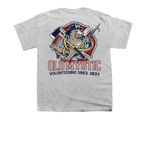 OMFD Supporter Shirt with Seal - Gray, a Sport Grey Youth Unisex Tee (back-view)