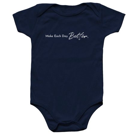Apogee Onesie, a Navy Infant Onesie