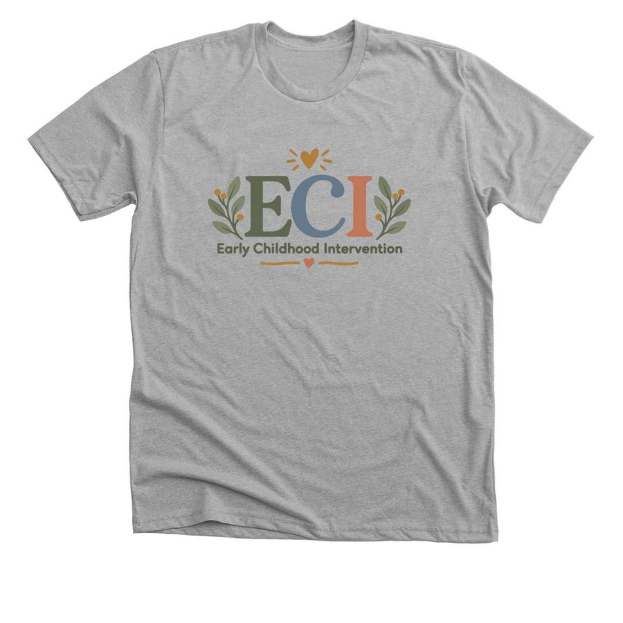 ECI - Vines, a Athletic Heather Premium Unisex Tee