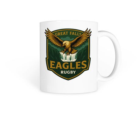 Great Falls Mugs, a White Coffee Mug