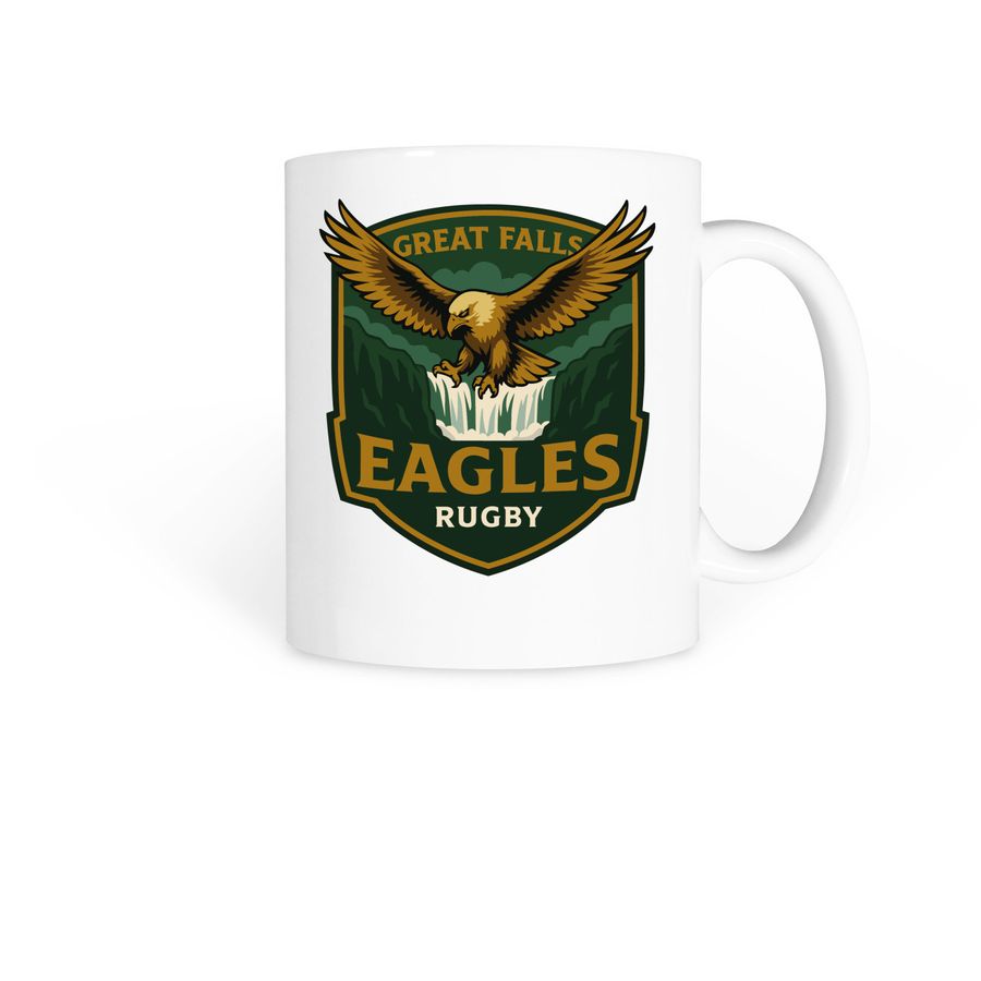 Great Falls Mugs, a White Coffee Mug