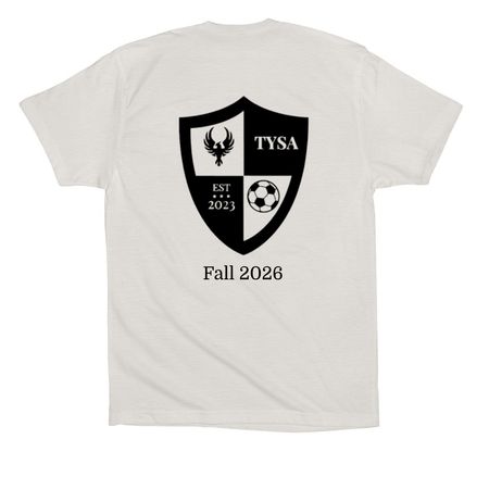 U14 Pace/Turgeon, a Vintage White Premium Cotton Tee (back-view)