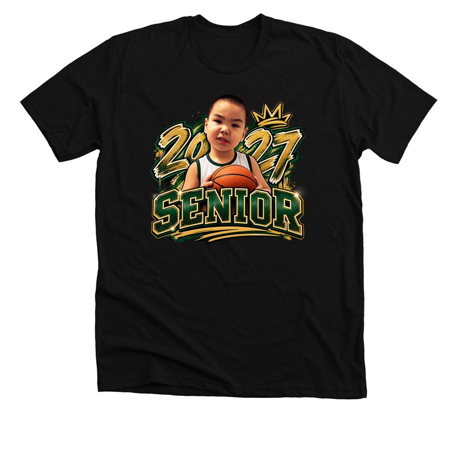 2027 Senior, a Solid Black Blend Premium Unisex Tee
