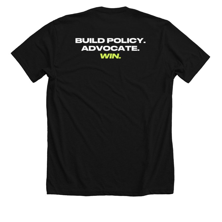 Oversized Classic Anniversary Tee, a Solid Black Blend Premium Unisex Tee (back-view)