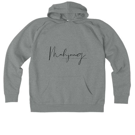 Classic Logo, a Aluminum Grey Heather Allmade Organic CVC Pullover Hoodie