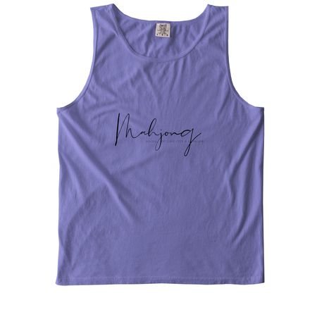 Classic Logo, a Violet Comfort Colors Tank Top