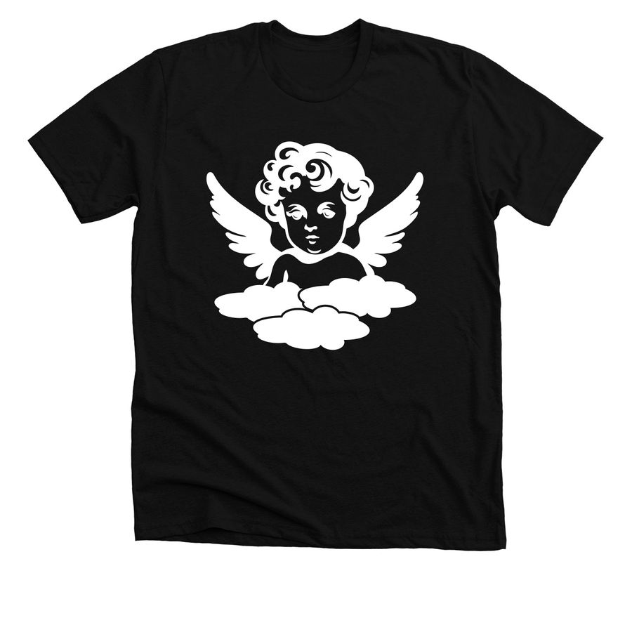 ?Kel?s Angels?, a Solid Black Blend Premium Unisex Tee