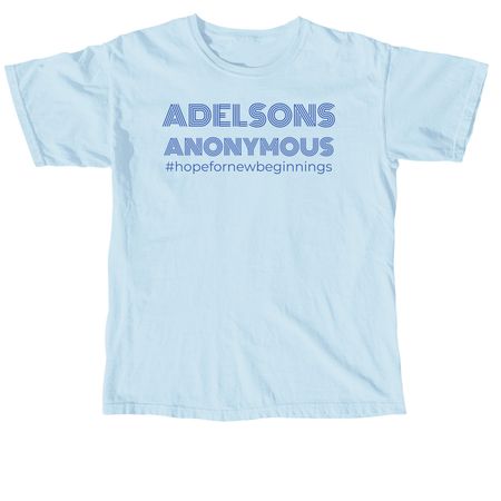 Adelsons Anonymous Tee, a Chambray Comfort Colors Unisex Tee