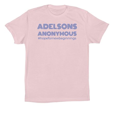 Adelsons Anonymous Tee, a Soft Pink Premium Cotton Tee