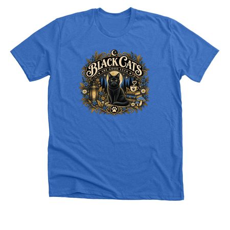 Good Luck, a Heather True Royal Premium Unisex Tee