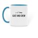 World Narcolepsy Day 2026 - Mugs, a Light Blue Two-Tone Ceramic Mug (back-view)