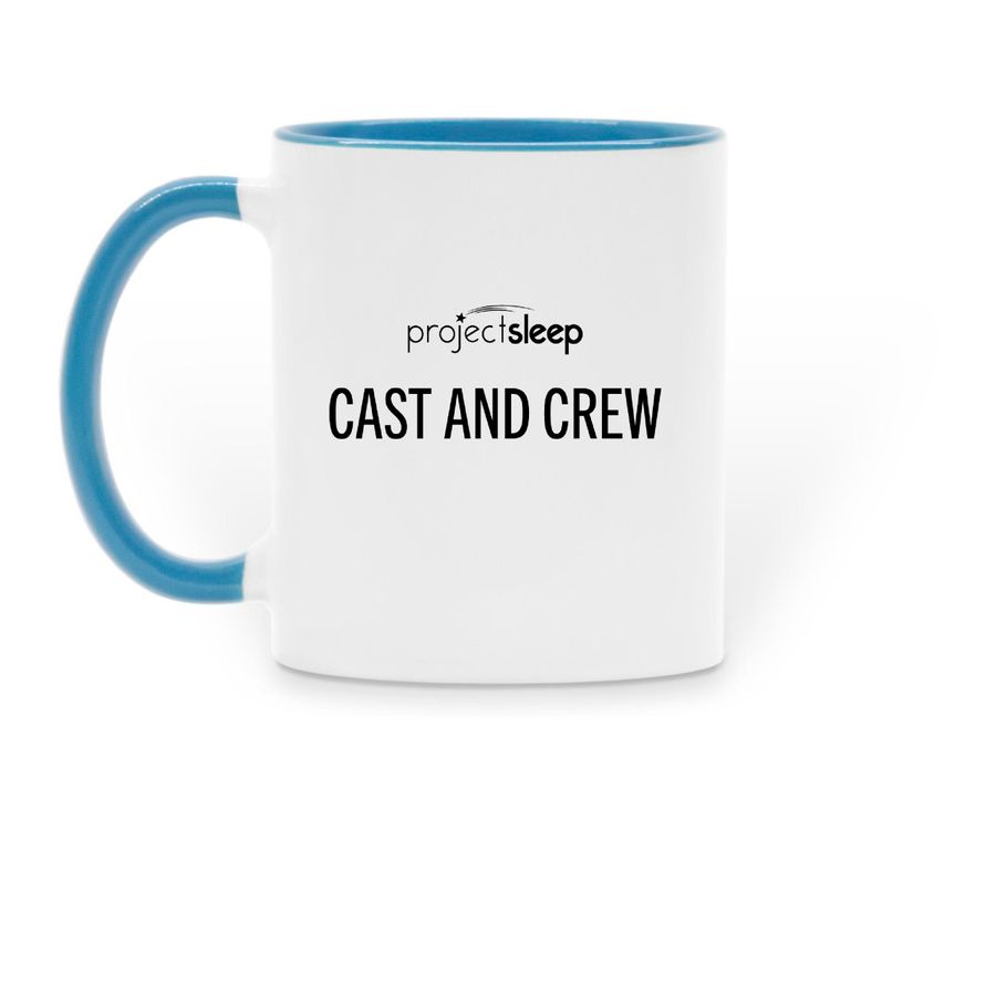 World Narcolepsy Day 2026 - Mugs, a Light Blue Two-Tone Ceramic Mug (back-view)