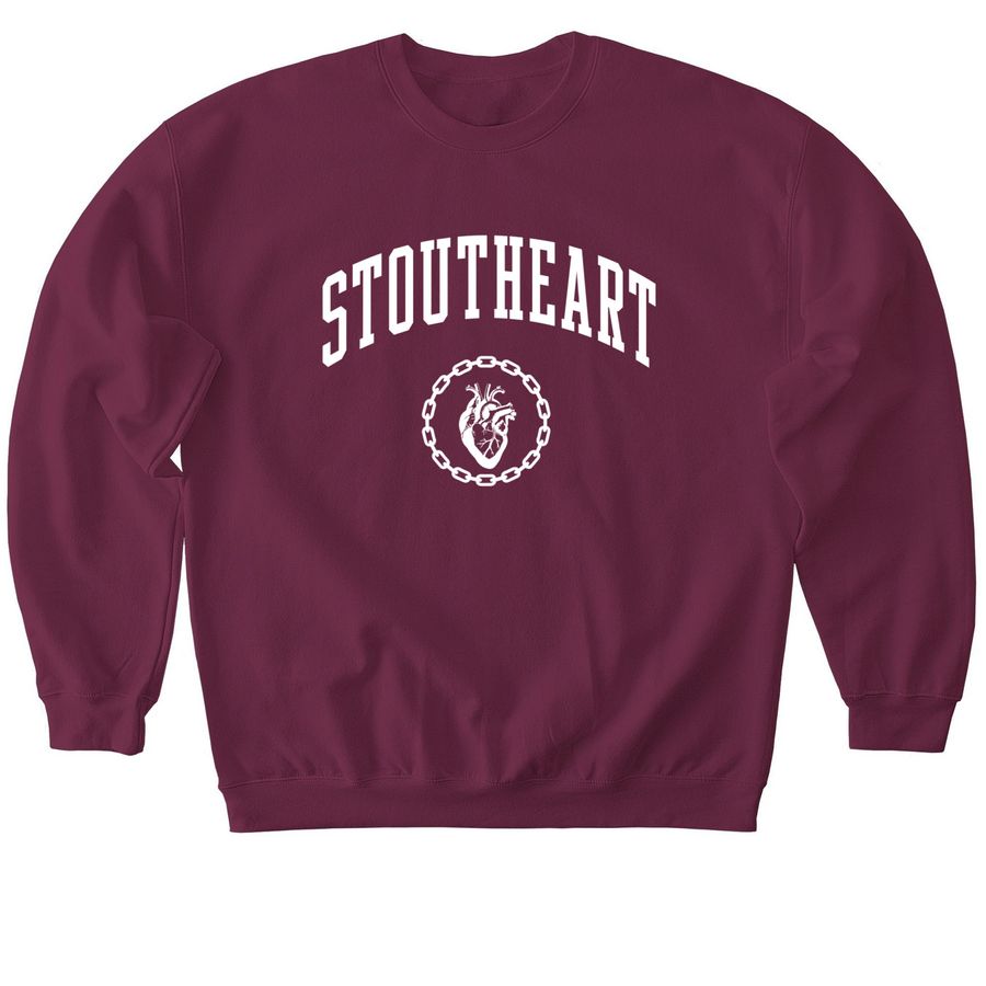 varsity crewneck, a Maroon Softstyle Crewneck Sweatshirt