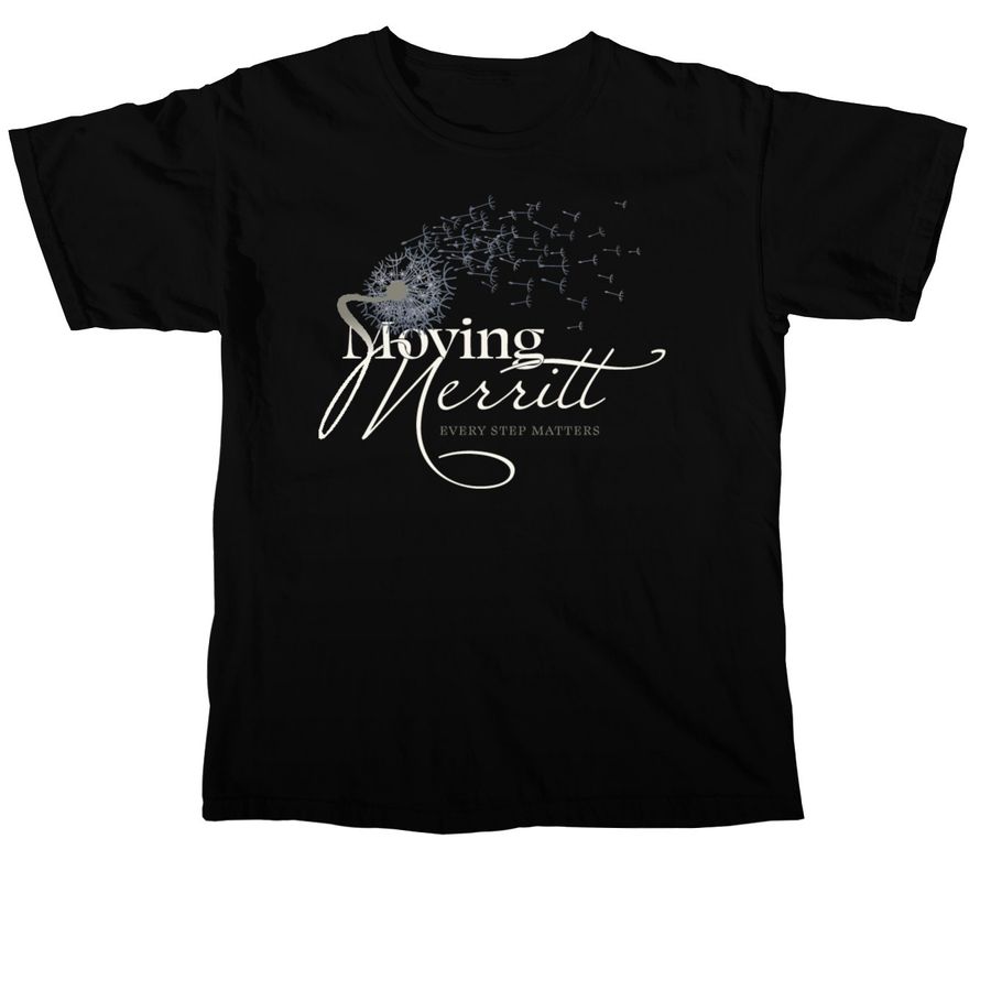 Moving Merritt&nbsp;Dandelion (Dark Edition), a Black Comfort Colors Unisex Tee