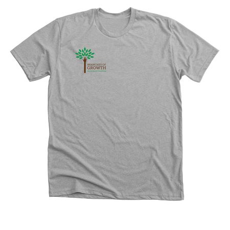 branches of growth, a Athletic Heather Premium Unisex Tee