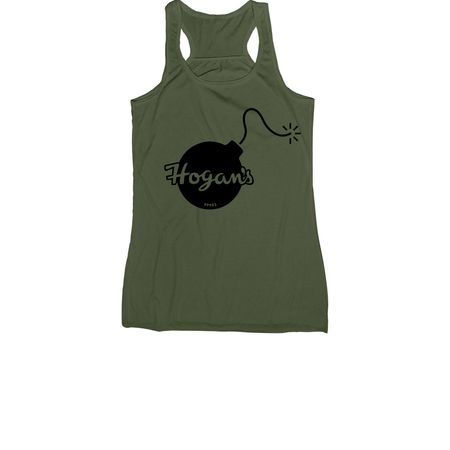 Hogan's Merch, a Military Green Women's Racerback