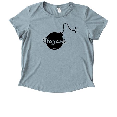 Hogan's Merch, a I Like You Blue Allmade Eco Triblend Women?s Scoop Neck Tee