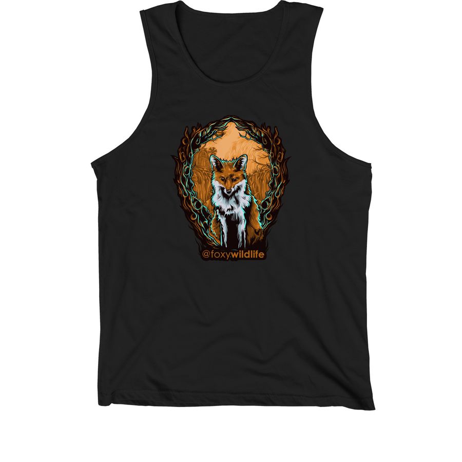 Foxywildlife Merch, a Black Premium Cotton Tank