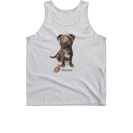 Help Huxter, a Sport Grey Classic Unisex Tank Top